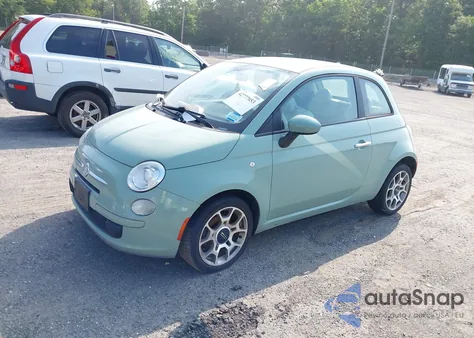 2012 Fiat 500 Pop из США, поврежденный, VIN 3C3CFFAR9CT209860